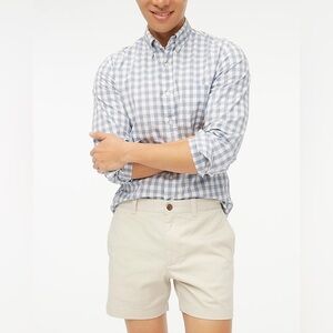 J Crew Yellow 5" flex chino short L0924